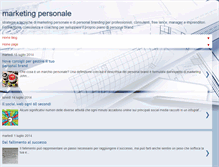 Tablet Screenshot of marketingpersonale.com